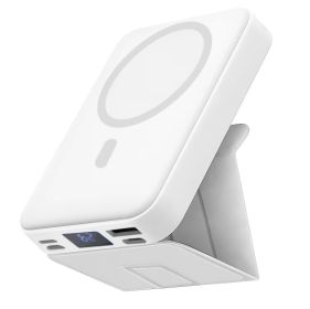 Power Bank Magnetic Portable Wireless FastCharger 10000mAh Type - C Cable LEDDisplay 22.5W PD Fast Charging LightingMag-Safe Battery Pack For IPh