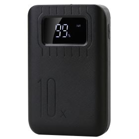 1Pc 1W MAh Portable Power Bank External Battery Pack Charger Dual USB Charge Interface With LCD Display Flashlight Type C Micro USB Lightning Inp