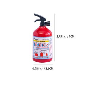 1pc/2pcs Fire Extinguisher Creative Single-hole Pencil Sharpener Manual Pen Sharpener Hand-shaking Pencil Sharpener