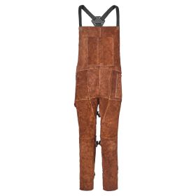 VEVOR Leather Welding Apron Split Leg Heavy Duty Flame Resistant Cowhide M-Size