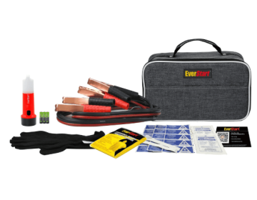 EverStart Commuter Emergency Kit with Roadside Assistance 3 in D x 7 in H x 10 in L. 3lbs Weight.