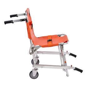 VEVOR EMS Stair Chair, 350 lbs Load Capacity, Foldable Aluminum Emergency Stair Climbing Wheelchair with 2 Wheels