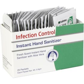 Hand Sanitizer Fresh, .9gm. Pouch (size: 25/Box)