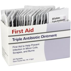 Triple Antibiotic .9gm. Pouch (size: 25/Box)