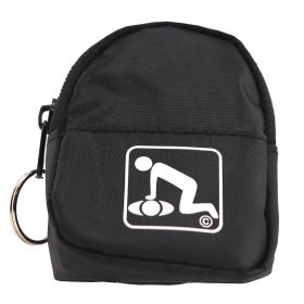 CPR Beltloop Keychain Backpack with Faceshield, Gloves, and Cleansing Wipes (Color: Black)