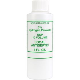 Hydrogen Peroxide 3%, - 1 each (size: 4 Oz.)