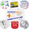 Bilingual OSHA Contractors First Aid Kit for Job Sites