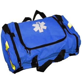Empty First Responder Bag w/ Rigid Foam Divider Insert (Color: Blue)